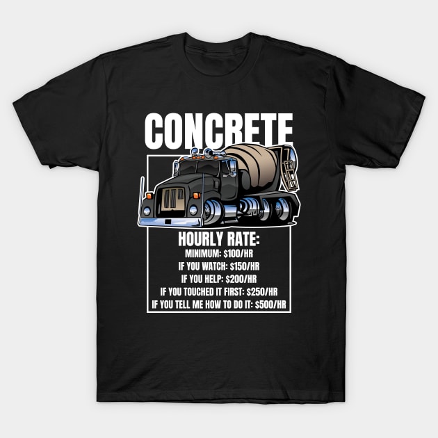 Funny concrete shirts sales